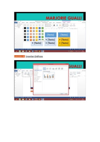 Lección 40 Insertar Gráficos
 