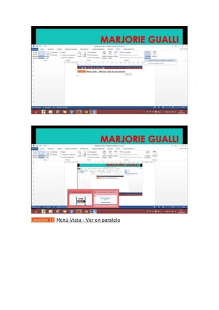 Lección 10 Menú Vista - Ver en paralelo
 