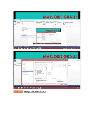 Lección 14 Ortografía y Gramática
 