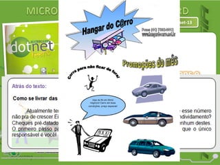 Aula: Pág: Data:
Turma:
03 25 a 50 18-set-13
Gabriel Coutinho
Professor:
SA073-12003
É a distribuição das imagens e
artes em relação ao texto.
 