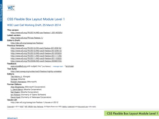 CSS Flexible Box Layout Module Level 1
 