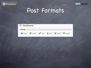 Post Formats
 