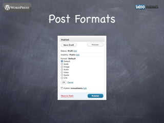 Post Formats
 