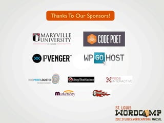 Thanks To Our Sponsors!
 