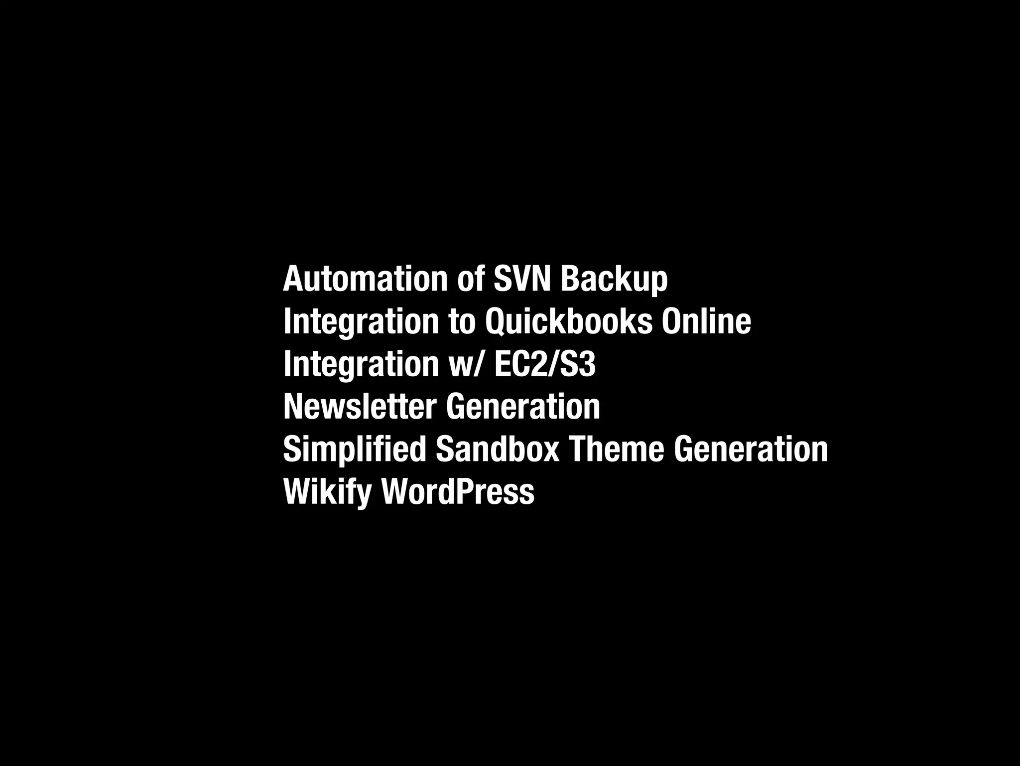 Make Cash. Using Open Source. And WordPress.