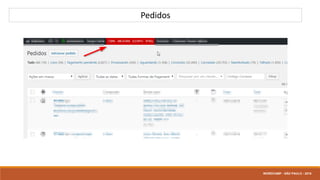 Pedidos
WORDCAMP - SÃO PAULO - 2016
 