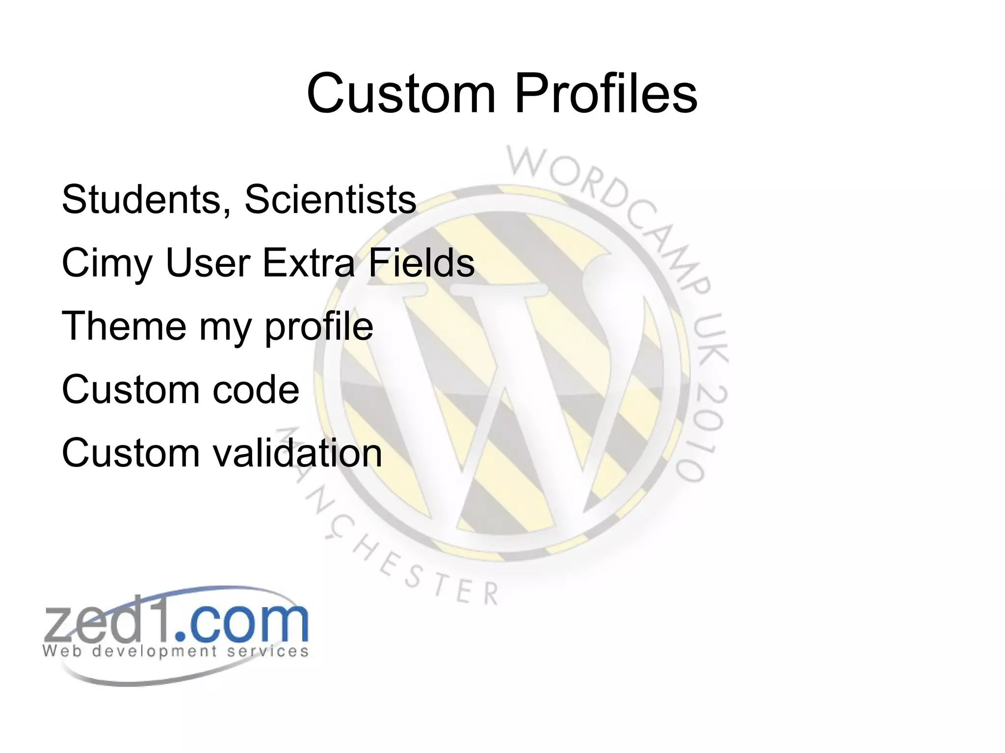 Interaction The kids ask questions of the scientists The scientists answer the questions Everyone (registered) gets to comment Real time chat sessions The students vote for their favourite scientist Scientist profiles. Student profiles. 