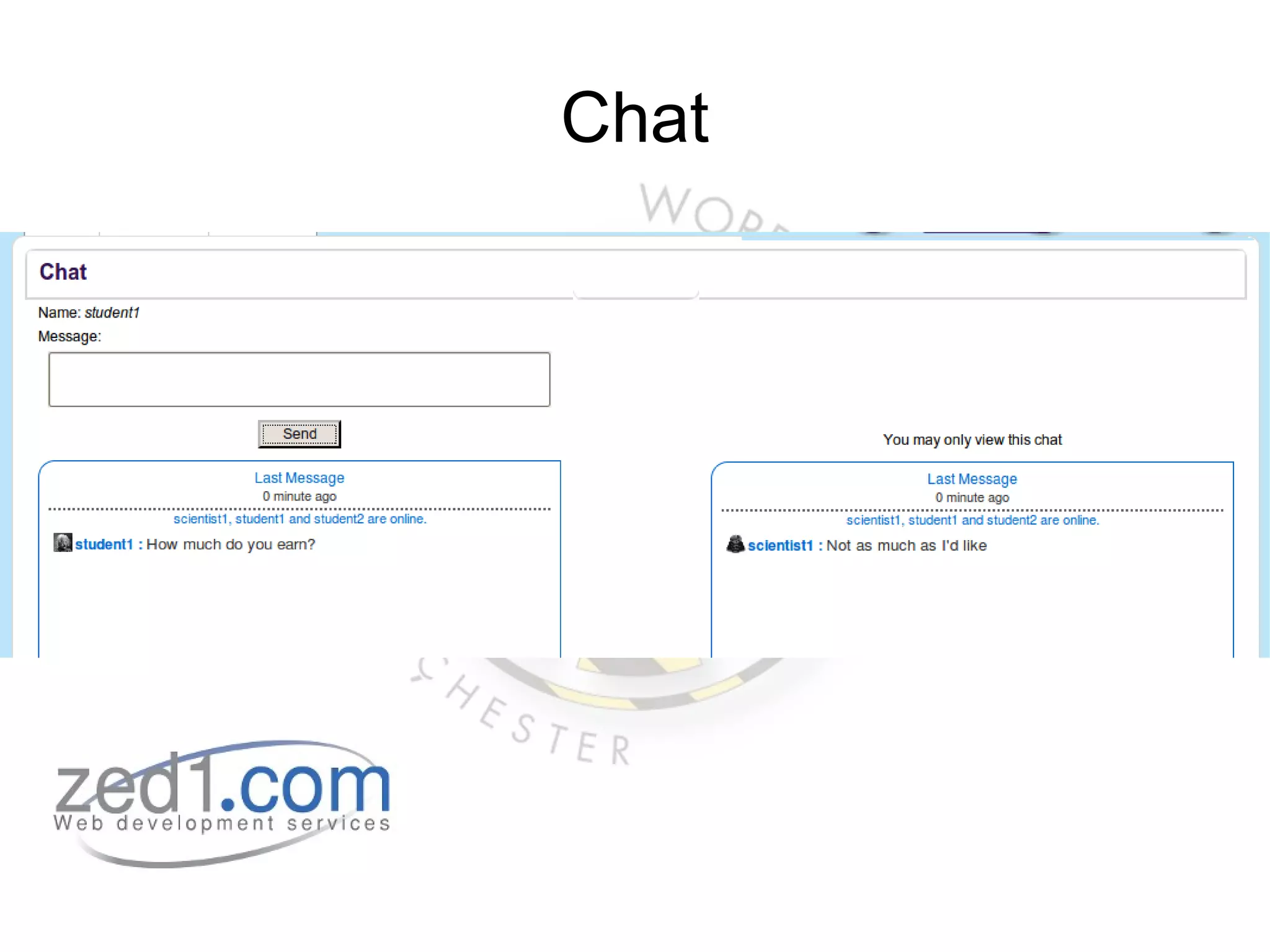 Moderator approves questions 