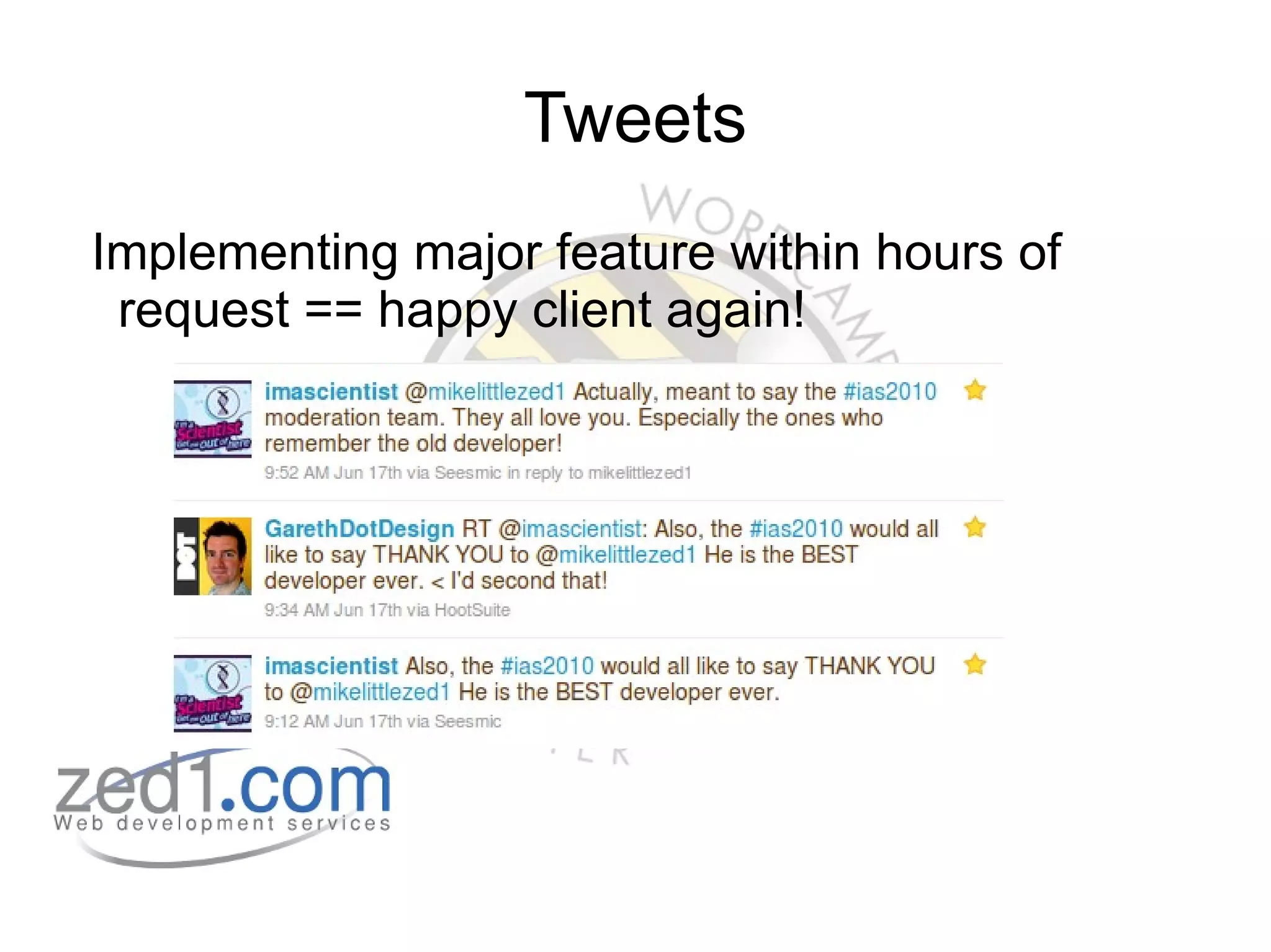Questions & Answers Posts in 'question' category Custom taxonomy / permalinks Answers are comments with meta data Comments are comments Asked by whom – Author + meta data Asked to whom – meta data 