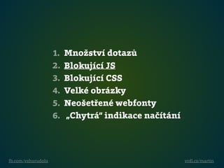 WordPress šablony a  rychlost načítání (WordCamp Praha 2017)
