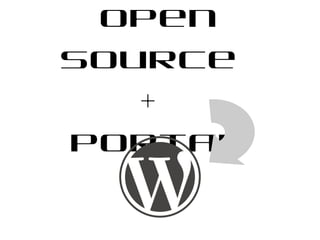 Open Source
+ 
Portal

 