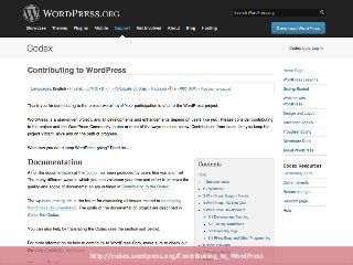 http://codex.wordpress.org/Contributing_to_WordPress
 