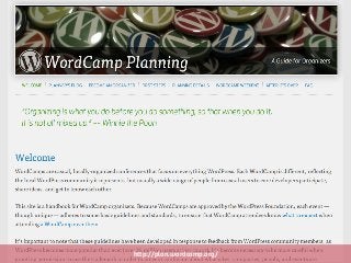 http://plan.wordcamp.org/
 