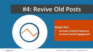 Great For:
• Increase Content Exposure
• Increase Social Engagement
 