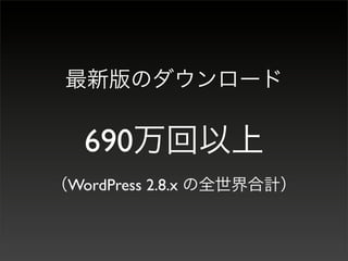 690
WordPress 2.8.x
 