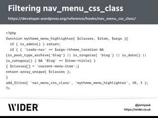 @jonnyauk
https://wider.co.uk
Filtering nav_menu_css_class 
https://developer.wordpress.org/reference/hooks/nav_menu_css_c...
