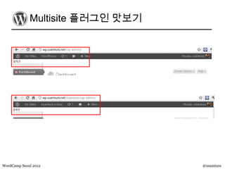 Multisite 플러그인 맛보기




WordCamp Seoul 2012               @ssamture
 