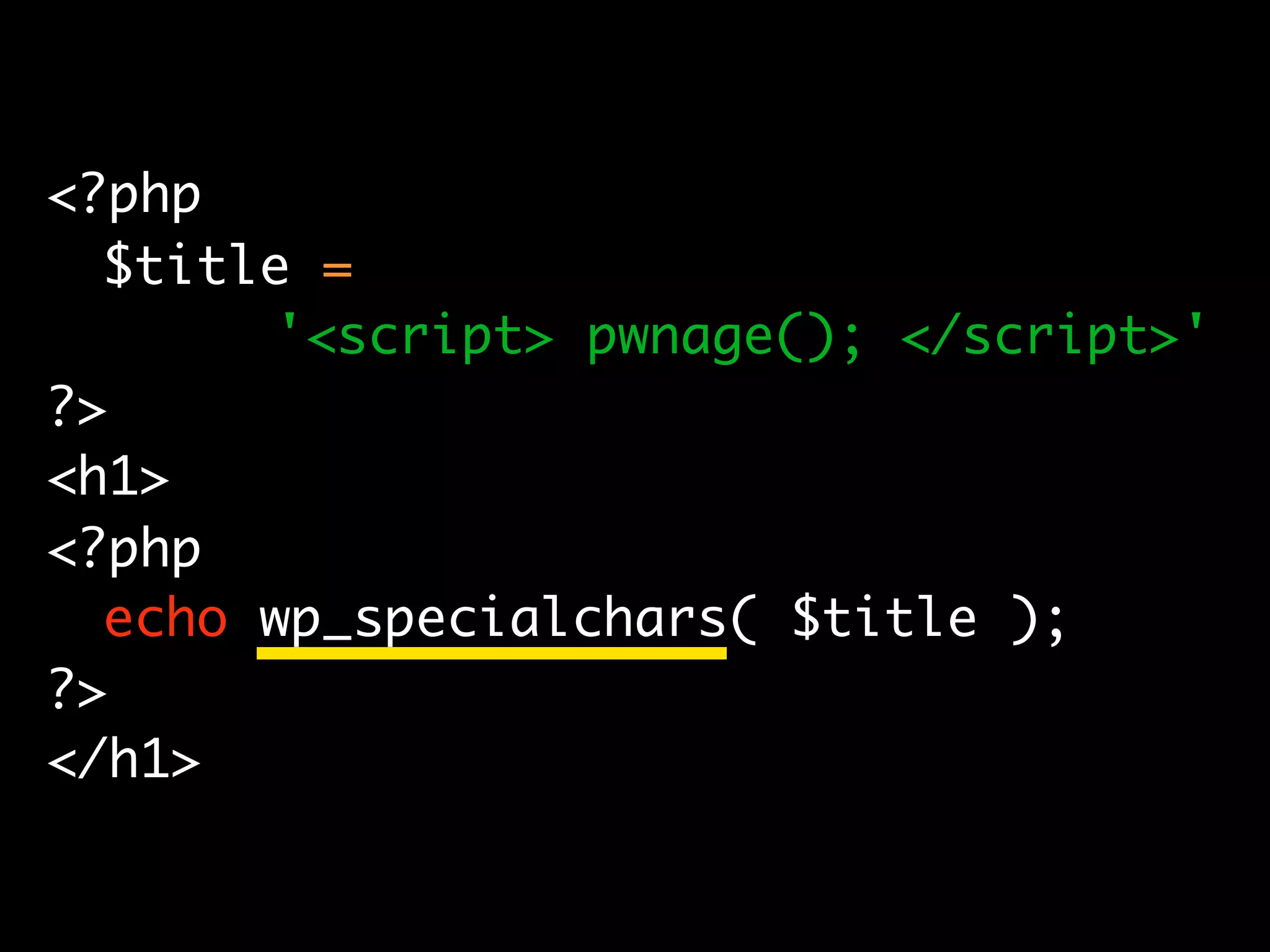 Secure Coding with WordPress - WordCamp SF 2008