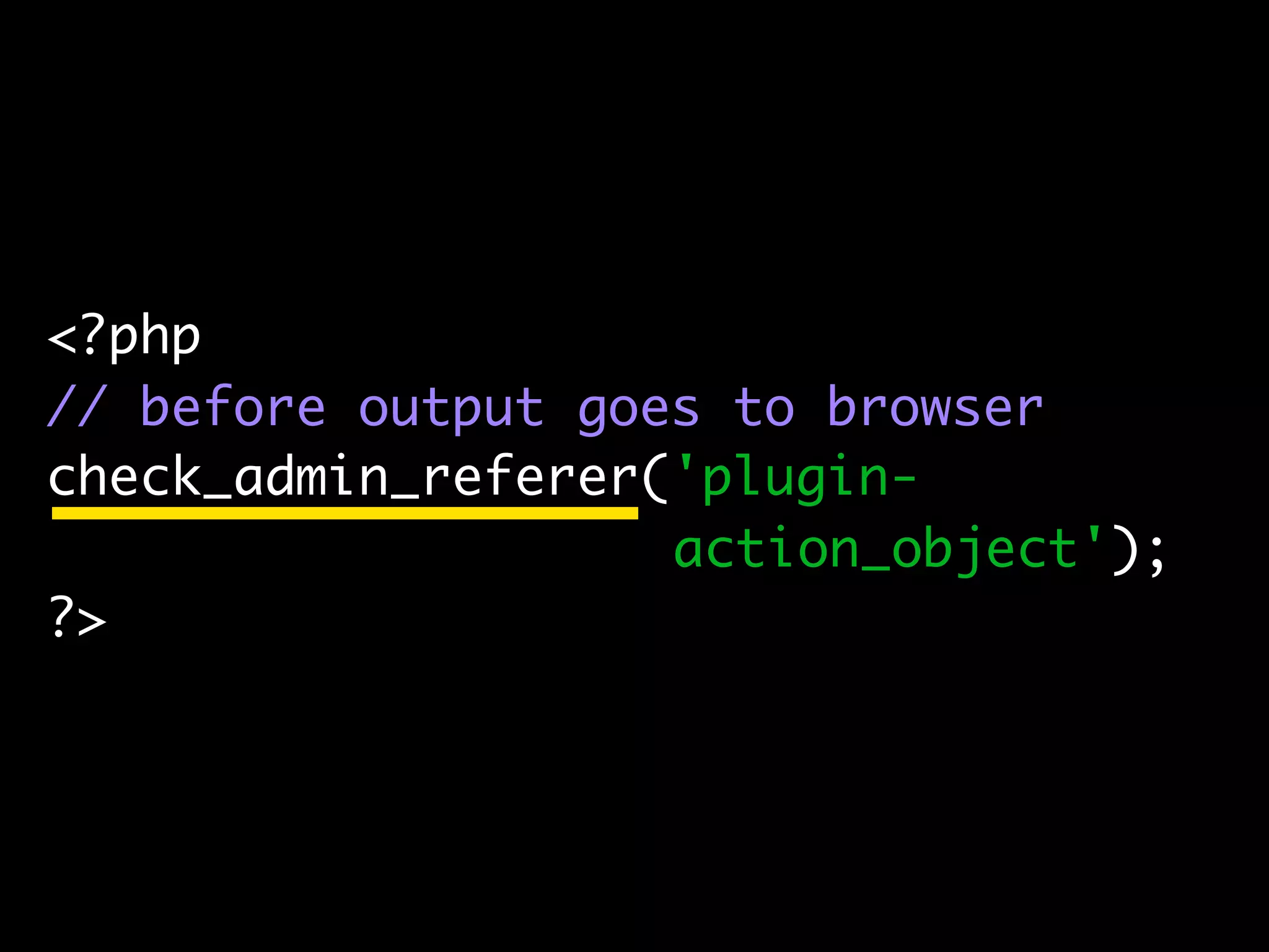 Secure Coding with WordPress - WordCamp SF 2008