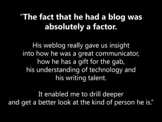 Better Living Through Blogging