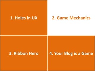 Wordcamp 2010: Why we turned Office into a Game