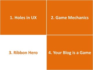 Wordcamp 2010: Why we turned Office into a Game