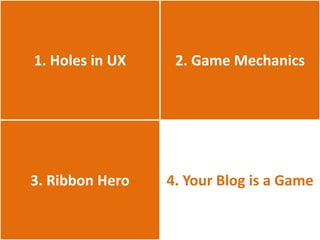 Wordcamp 2010: Why we turned Office into a Game