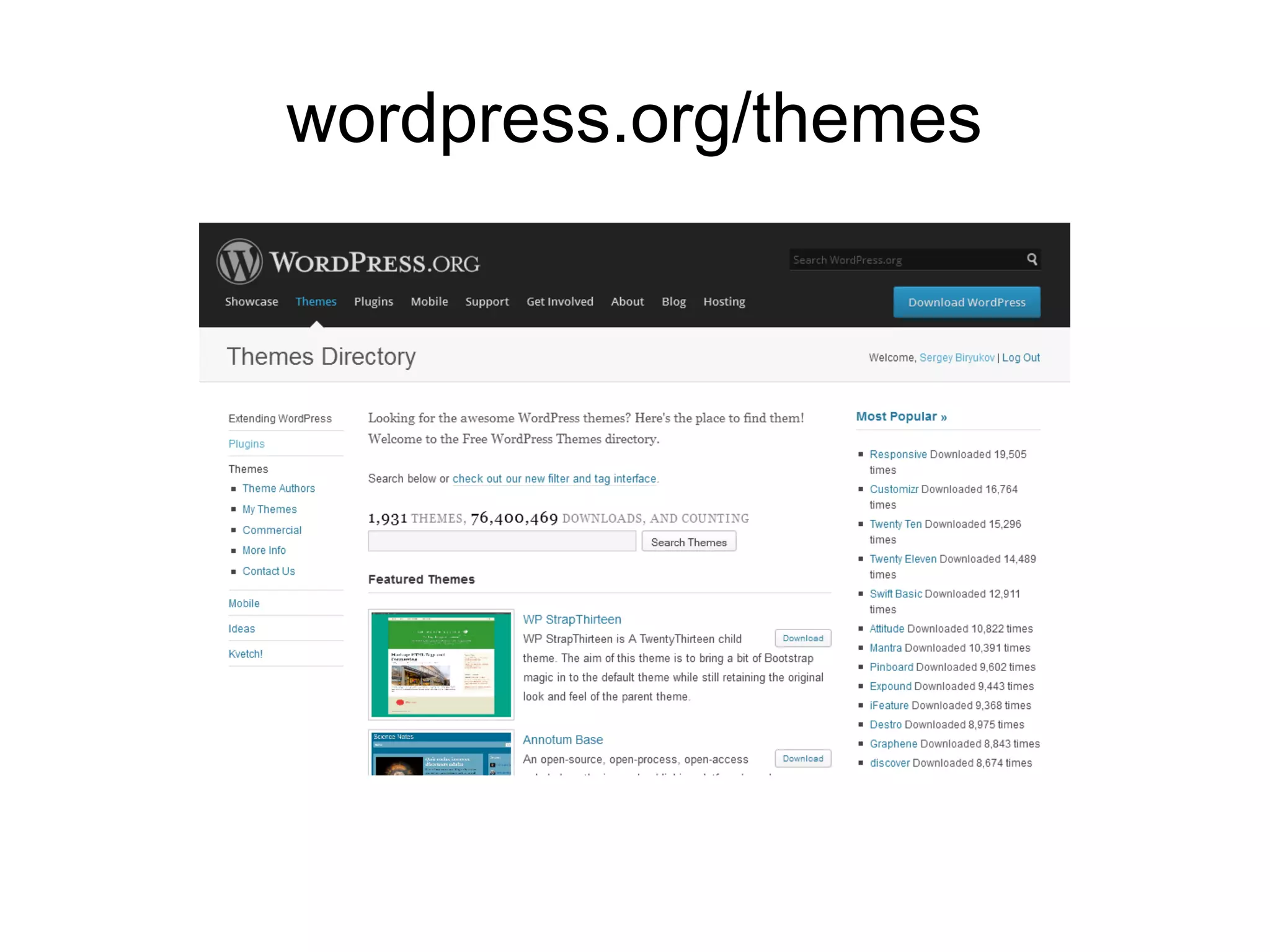wordpress.org/themes
 