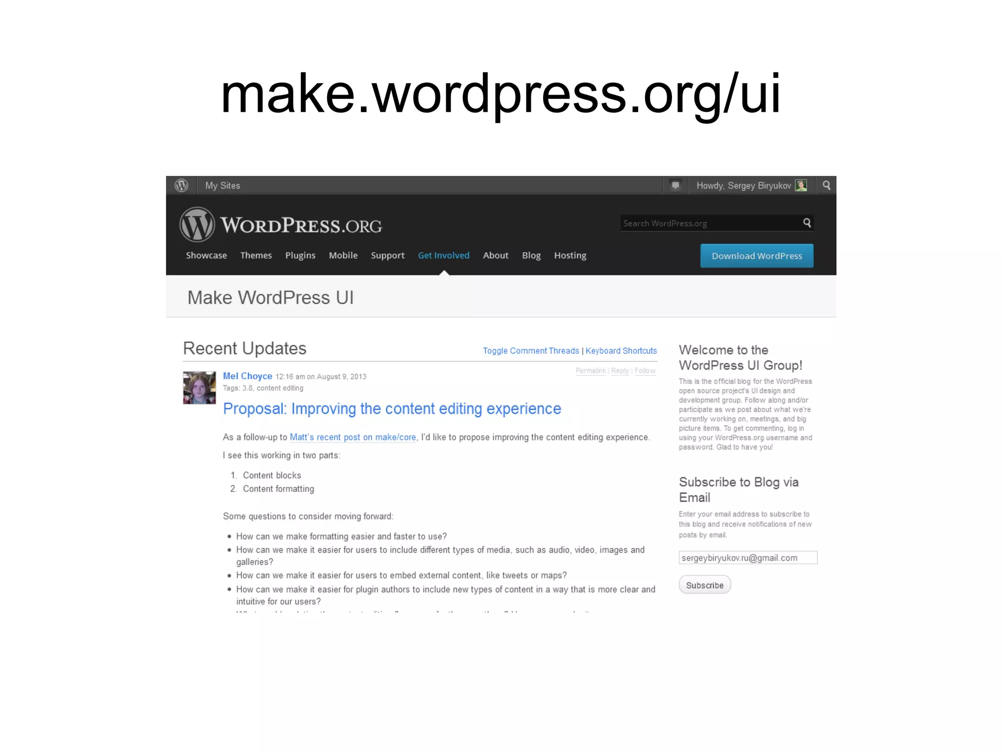 make.wordpress.org/ui
 