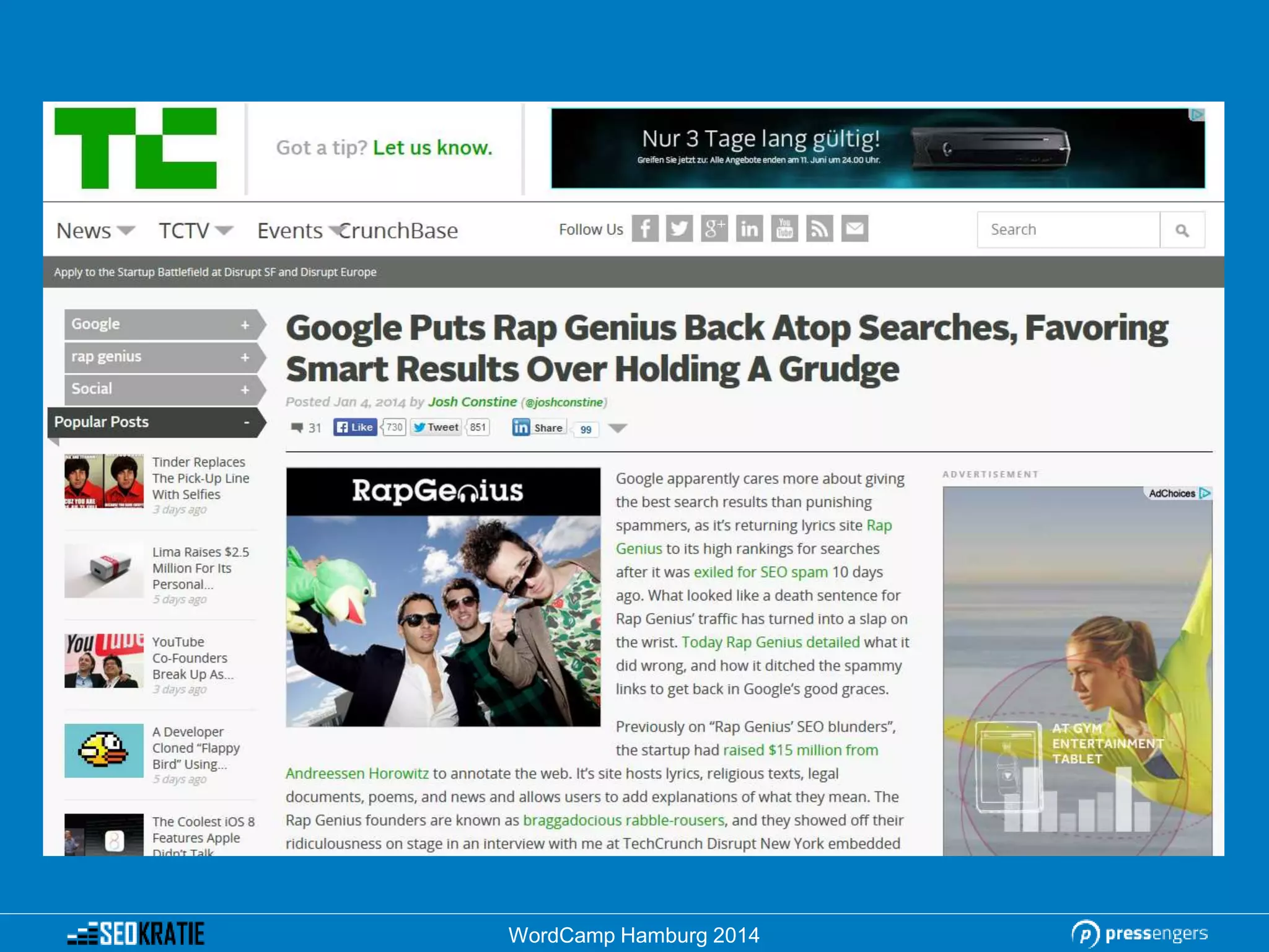 WordCamp Hamburg 2014
 