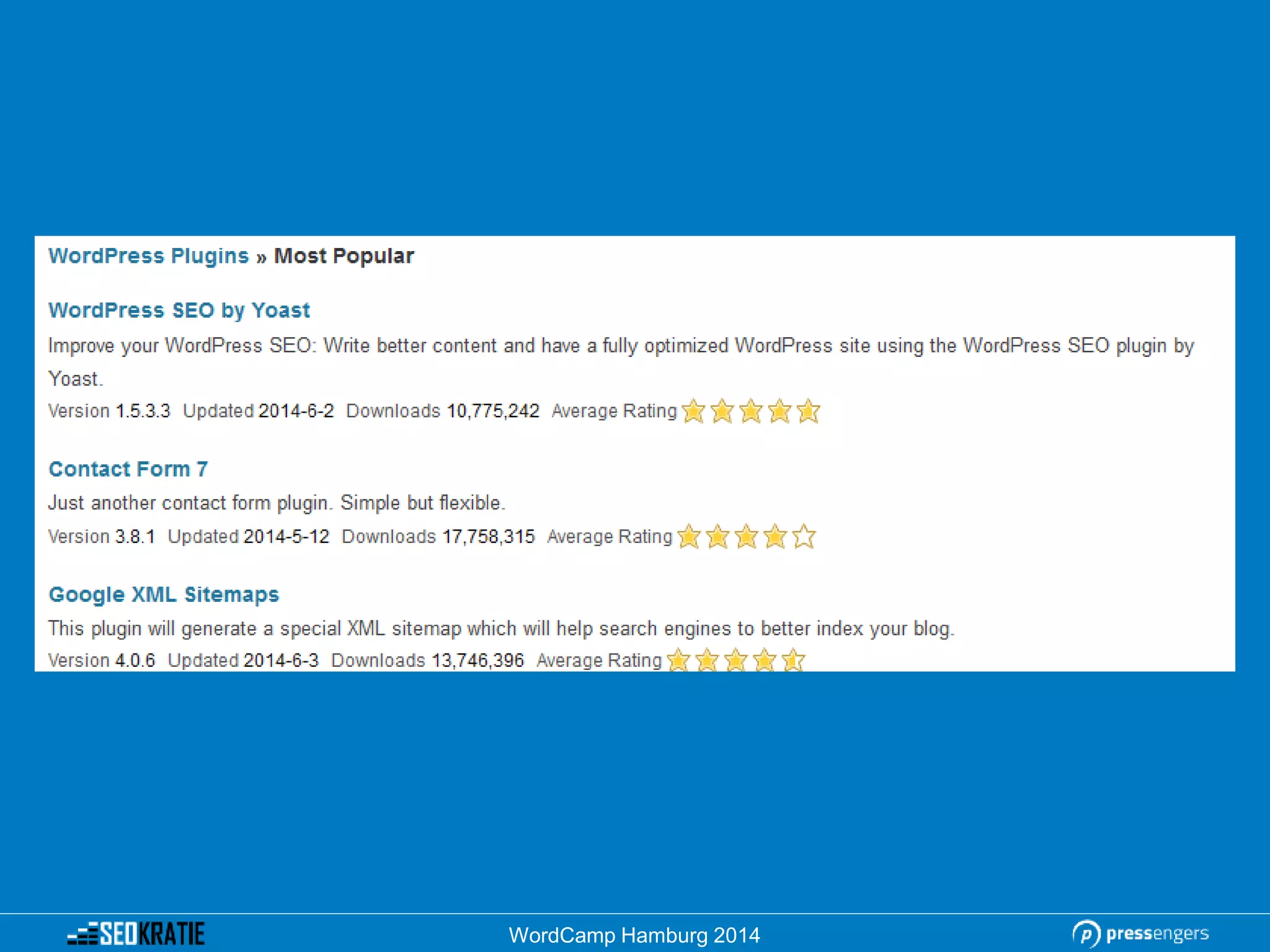WordCamp Hamburg 2014
 