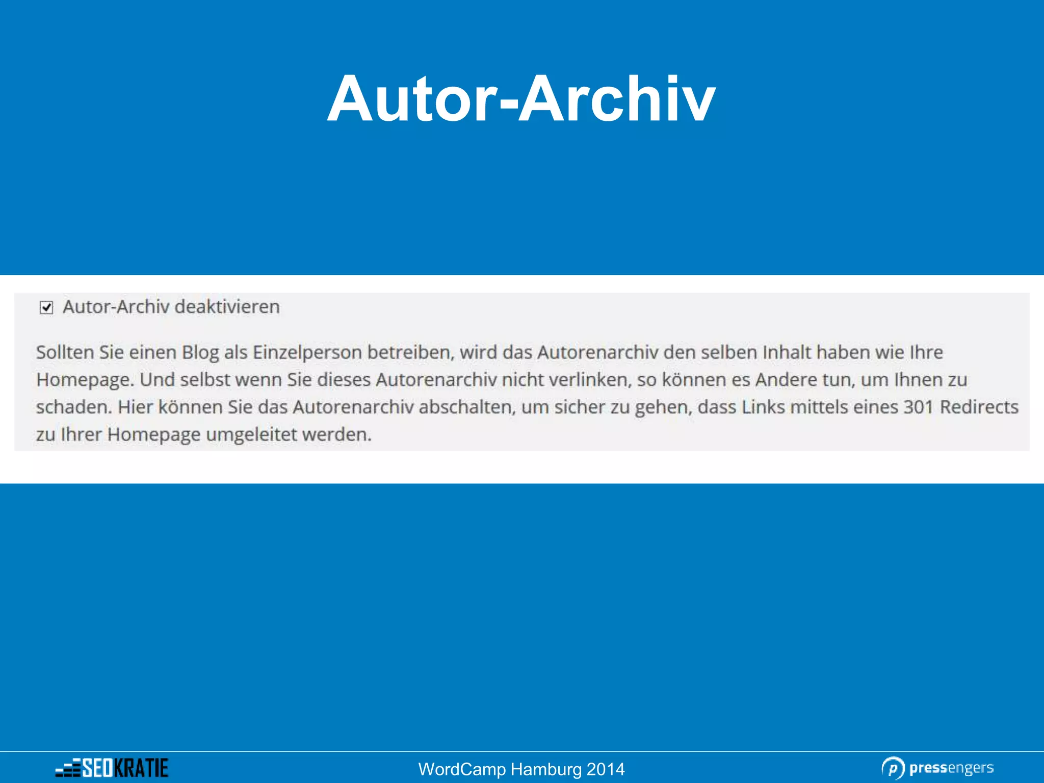 Autor-Archiv
WordCamp Hamburg 2014
 