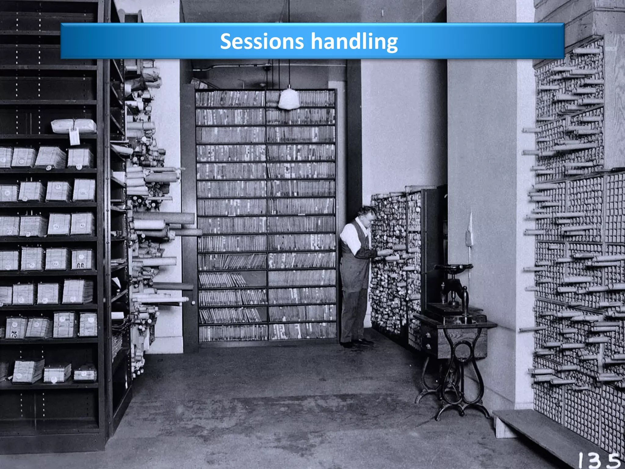 10
Sessions	handling
 