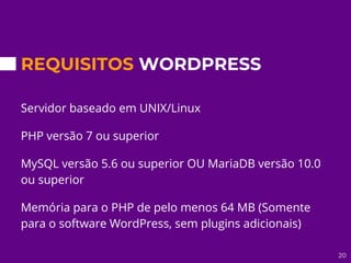 Vitor Hugo Bastos Cardoso apresenta voando alto com WordPress: um guia prático de instalação e configuração de servidor na nuvem