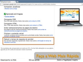 Faça a Web Mais Rápida
 