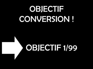OBJECTIF 1/99
OBJECTIF
CONVERSION !
 