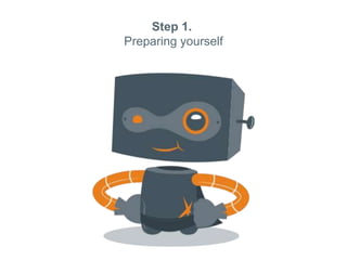 Step 1.
Preparing yourself
 