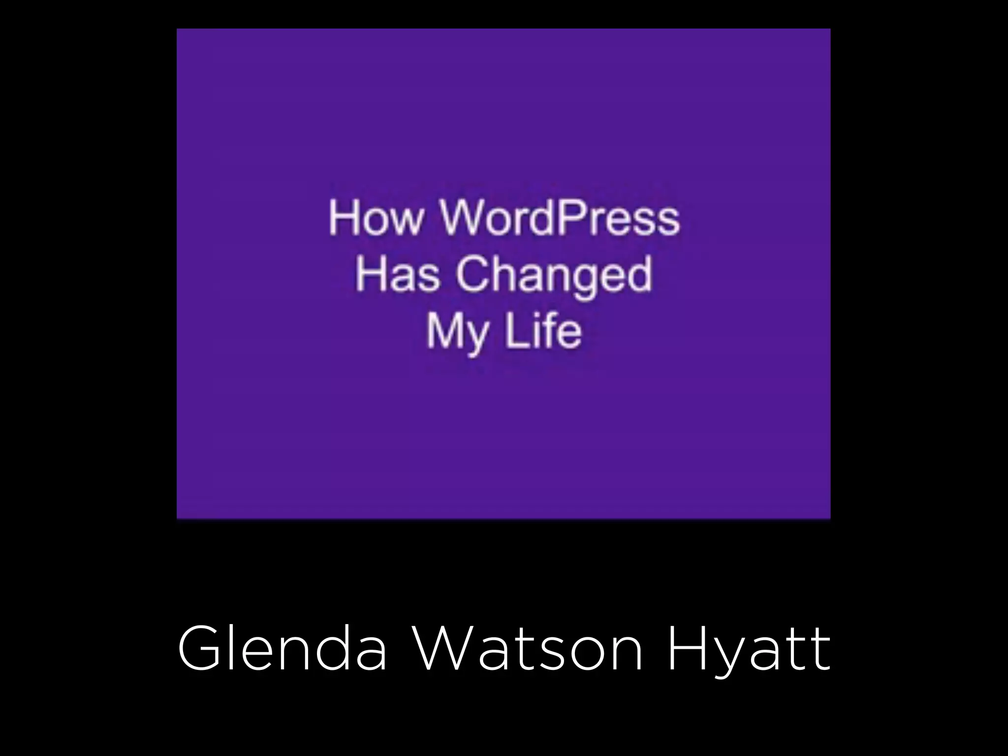 Wordcamp Charlotte: WordPress Today and Tomorrow