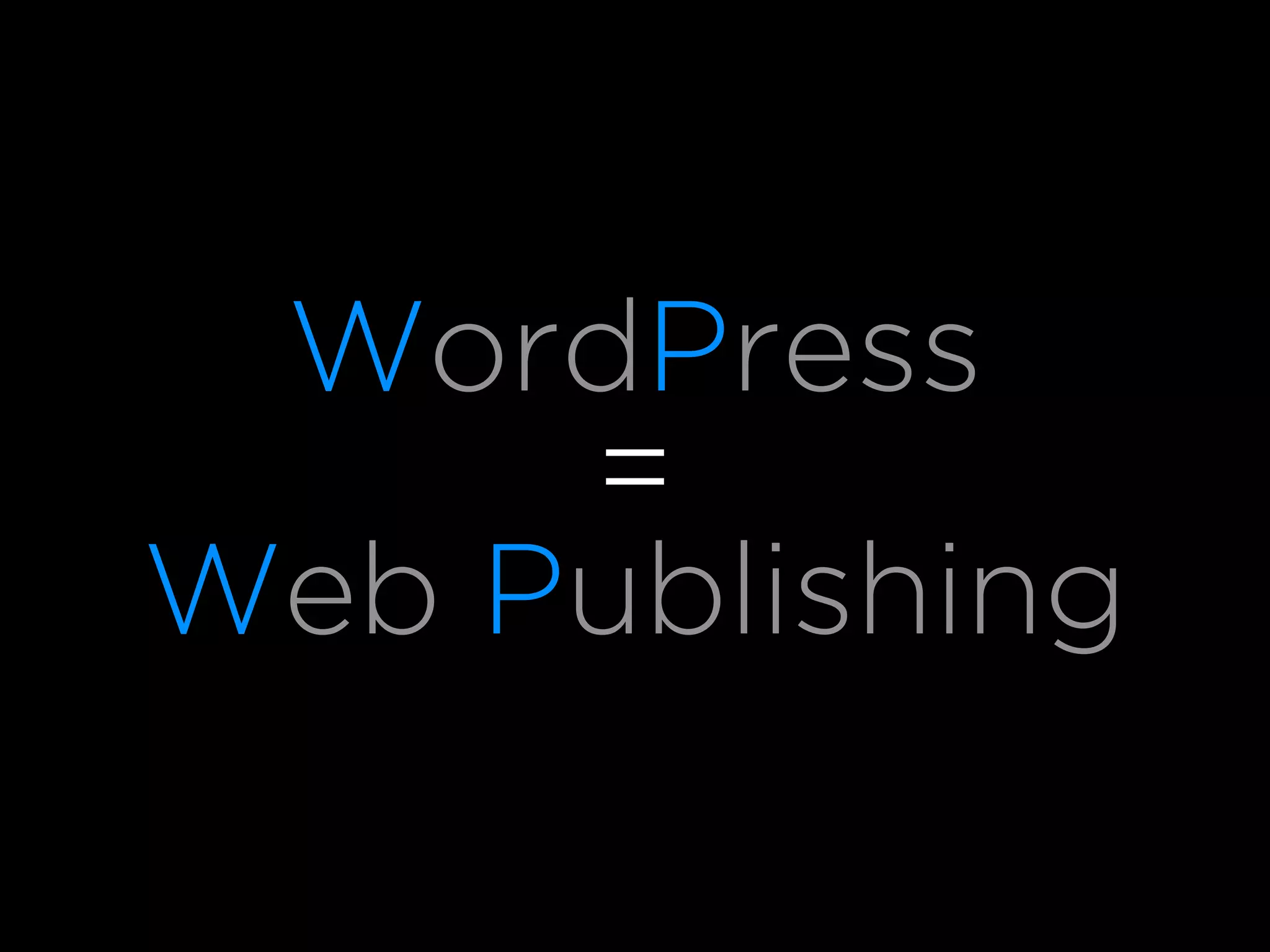 Wordcamp Charlotte: WordPress Today and Tomorrow