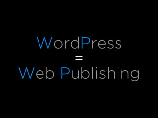 Wordcamp Charlotte: WordPress Today and Tomorrow