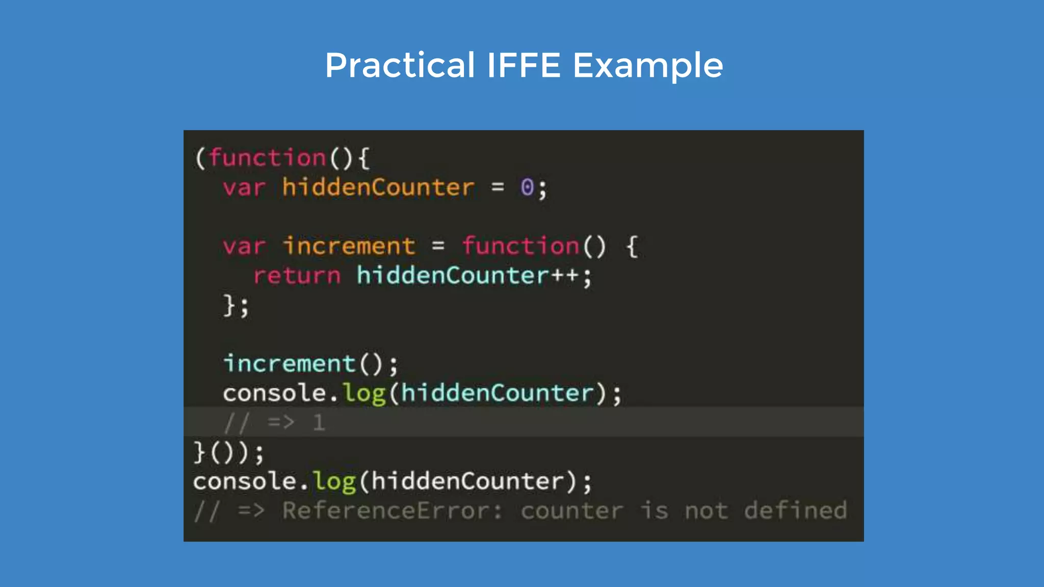 Practical IFFE Example 
