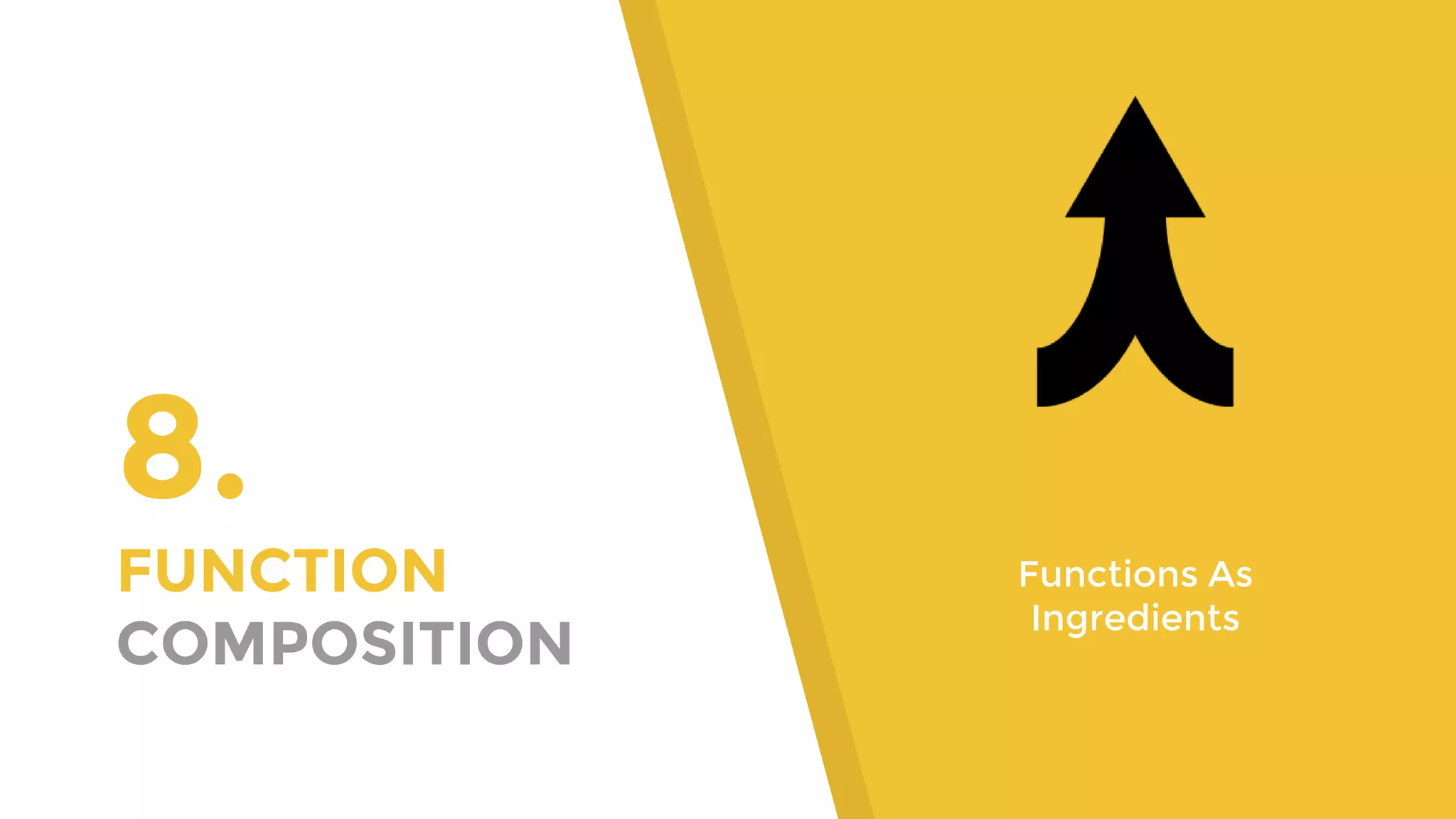 8. FUNCTION COMPOSITION Functions As Ingredients 