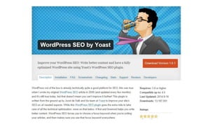 Yoast SEO 
 