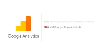 How did they get to your website
 