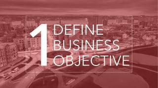 1
DEFINE
BUSINESS
OBJECTIVE
 