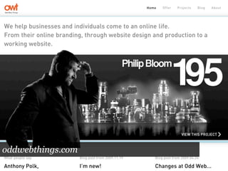 oddwebthings.com
 