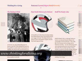 www.thinkingforaliving.org
 