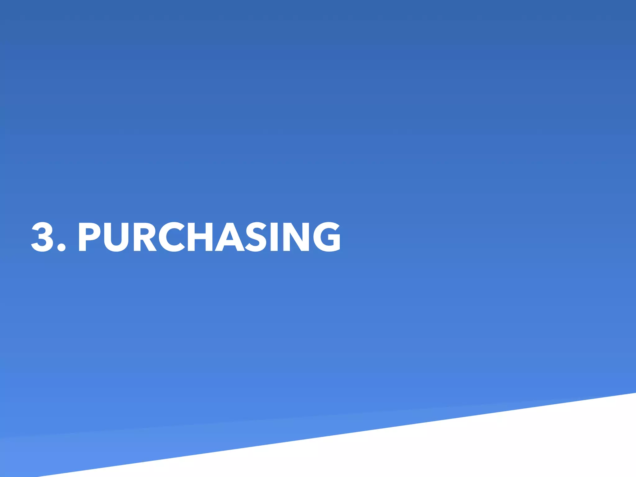 3. PURCHASING
 