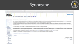 Synonyme
 