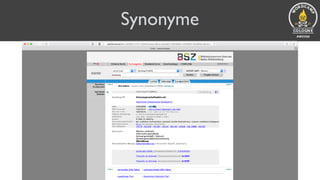 Synonyme
 